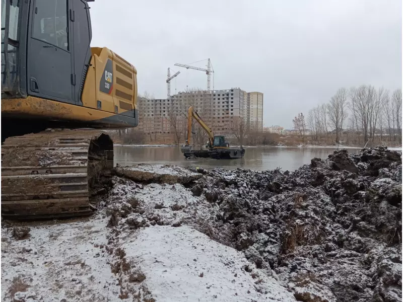 Расчистка русла оз. Старицы Дубовый Ерик