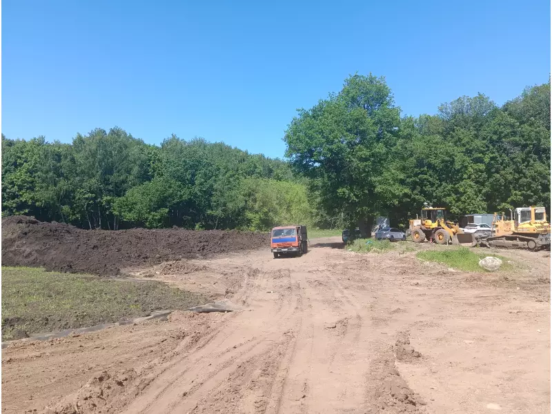 Рекультивация свалки ТБО рядом с г. Жигулевск