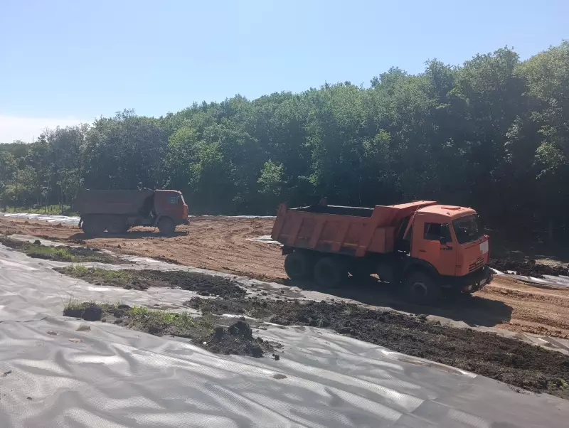 Рекультивация свалки ТБО рядом с г. Жигулевск