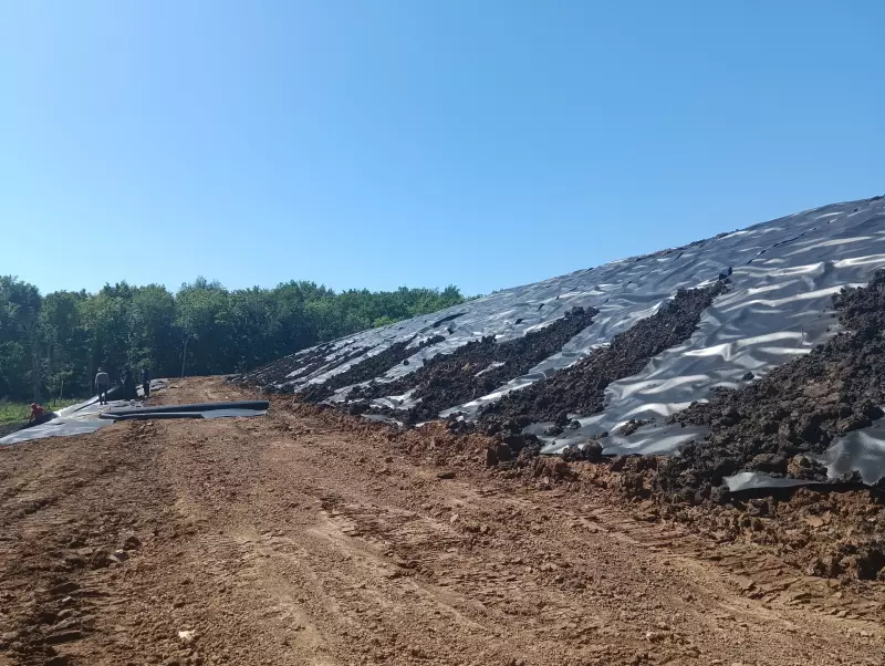 Рекультивация свалки ТБО рядом с г. Жигулевск