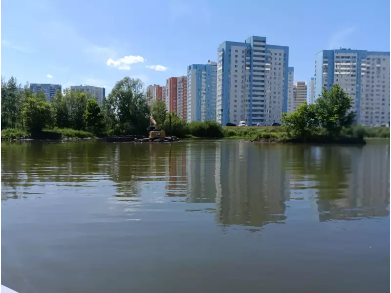 Расчистка русла оз. Старицы Дубовый Ерик